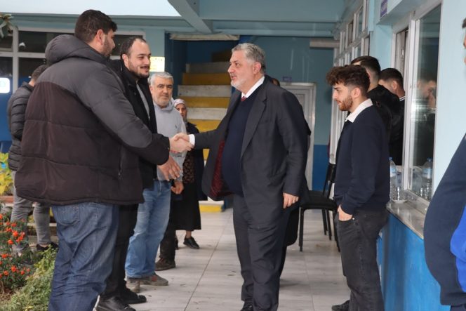 Başkan Gürel Hal Esnafıyla Bir Araya Geldi