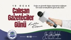 Başkan Sarıalioğlu'ndan "10 Ocak Çalışan Gazeteciler Günü" Mesajı